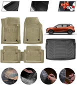 Seat Arona Ust Uyumlu Paspas Araca Özel Bagaj Havuzu MBS Bej thumbnail 1