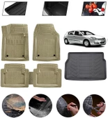 Opel Astra H 2004-2010 Hatchback Uyumlu Paspas Araca Özel Bagaj Havuzu MBS Bej thumbnail 1