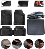 Ford Focus 5 Station Wagon Ust Uyumlu Paspas Araca Özel Bagaj Havuzu MBS Siyah - 1