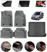 Opel Combo 2001-2011 Uyumlu Paspas Araca Özel Bagaj Havuzu MBS Gri thumbnail 1