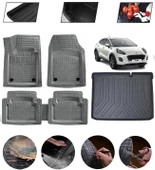 Ford Puma 2019-2025 Alt Uyumlu Paspas Araca Özel Bagaj Havuzu MBS Gri thumbnail 1