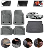 Opel Astra H 2004-2010 Hatchback Uyumlu Paspas Araca Özel Bagaj Havuzu MBS Gri thumbnail 1