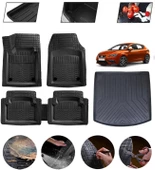 Seat Leon Station Wagon 2012-2020 Uyumlu Paspas Araca Özel Bagaj Havuzu MBS Siyah thumbnail 1