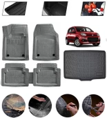 Fiat Panda Uyumlu Paspas Araca Özel Bagaj Havuzu MBS Gri thumbnail 1