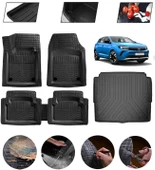 Opel Grandland 2017-2025 Alt Uyumlu Paspas Araca Özel Bagaj Havuzu MBS Siyah thumbnail 1