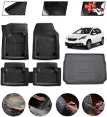 Peugeot 2008 2013-2019 Uyumlu Paspas Araca Özel Bagaj Havuzu MBS Siyah thumbnail 1