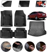 Ford Focus 4 Sedan Uyumlu Paspas Araca Özel Bagaj Havuzu MBS Siyah thumbnail 1