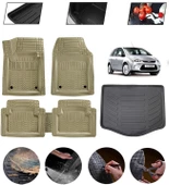 Ford C-Max Uyumlu Paspas Araca Özel Bagaj Havuzu MBS Bej thumbnail 1