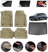 Ford Focus 5 Station Wagon Alt Uyumlu Paspas Araca Özel Bagaj Havuzu MBS Bej thumbnail 1