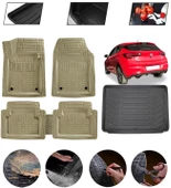 Opel Astra K 2015-2022 Uyumlu Paspas Araca Özel Bagaj Havuzu MBS Bej thumbnail 1