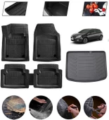 Fiat Bravo Uyumlu Paspas Araca Özel Bagaj Havuzu MBS Siyah thumbnail 1