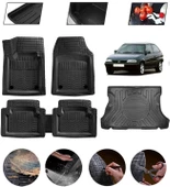 Opel Astra F 1991-1998 Hatchback Uyumlu Paspas Araca Özel Bagaj Havuzu MBS Siyah thumbnail 1