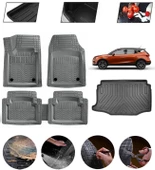 Seat Arona Alt Uyumlu Paspas Araca Özel Bagaj Havuzu MBS Gri thumbnail 1