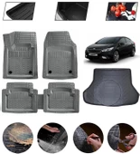 Kia Cerato 2016-2022 Uyumlu Paspas Araca Özel Bagaj Havuzu MBS Gri thumbnail 1