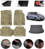 Hyundai İ10 Uyumlu Paspas Araca Özel Bagaj Havuzu MBS Bej thumbnail 1