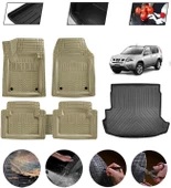 Nissan X-Trail 2007-2013 Uyumlu Paspas Araca Özel Bagaj Havuzu MBS Bej thumbnail 1