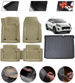 Ford Puma 2019-2025 Alt Uyumlu Paspas Araca Özel Bagaj Havuzu MBS Bej thumbnail 1