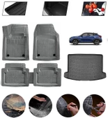 Nissan Juke 2021-2026 Alt Uyumlu Paspas Araca Özel Bagaj Havuzu MBS Gri thumbnail 1