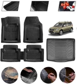 Skoda Yeti 2009-2018 Uyumlu Paspas Araca Özel Bagaj Havuzu MBS Siyah thumbnail 1