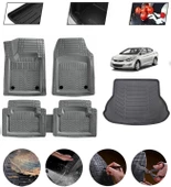 Hyundai Elantra 2011-2015 Uyumlu Paspas Araca Özel Bagaj Havuzu MBS Gri thumbnail 1