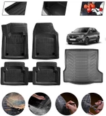 Renault Symbol 2013-2023 Uyumlu Paspas Araca Özel Bagaj Havuzu MBS Siyah thumbnail 1