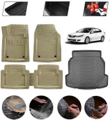 Renault Latitude Uyumlu Paspas Araca Özel Bagaj Havuzu MBS Bej thumbnail 1