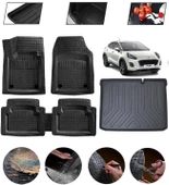 Ford Puma 2019-2025 Alt Uyumlu Paspas Araca Özel Bagaj Havuzu MBS Siyah thumbnail 1