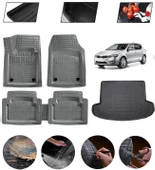 Kia Ceed 2006-2012 Hatchback Uyumlu Paspas Araca Özel Bagaj Havuzu MBS Gri thumbnail 1