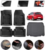 Opel Astra J Hatcback 2010 Sonrası Uyumlu Paspas Araca Özel Bagaj Havuzu MBS Siyah thumbnail 1