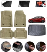 Hyundai İ20 Uyumlu Paspas Araca Özel Bagaj Havuzu MBS Bej thumbnail 1