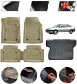 Tofaş Tempra Uyumlu Paspas Araca Özel Bagaj Havuzu MBS Bej thumbnail 1