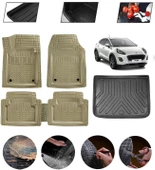 Ford Puma 2019-2025 Ust Uyumlu Paspas Araca Özel Bagaj Havuzu MBS Bej thumbnail 1