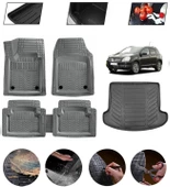 Nissan Qashqai 2006-2013 7 Koltuk Uyumlu Paspas Araca Özel Bagaj Havuzu MBS Gri thumbnail 1