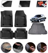 Renault 9 Uyumlu Paspas Araca Özel Bagaj Havuzu MBS Siyah thumbnail 1