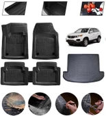 Kia Sorento 2006-2012 Uyumlu Paspas Araca Özel Bagaj Havuzu MBS Siyah thumbnail 1