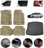 Opel Vectra C 2004-2009 Uyumlu Paspas Araca Özel Bagaj Havuzu MBS Bej thumbnail 1