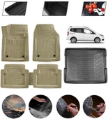 Ford Courier 2014-2023 Uyumlu Paspas Araca Özel Bagaj Havuzu MBS Bej thumbnail 1