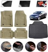 Opel Insignia 2008-2016 Sedan Uyumlu Paspas Araca Özel Bagaj Havuzu MBS Bej thumbnail 1