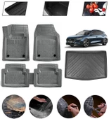 Ford Focus 5 Station Wagon Alt Uyumlu Paspas Araca Özel Bagaj Havuzu MBS Gri - 1