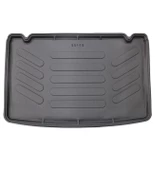 Renault Clio 3 2005-2012 Kancalı Uyumlu Paspas Araca Özel Bagaj Havuzu MBS Siyah thumbnail 2