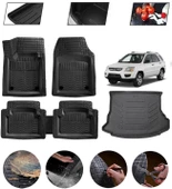 Kia Sportage 2005-2010 Uyumlu Paspas Araca Özel Bagaj Havuzu MBS Siyah thumbnail 1