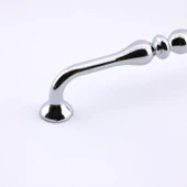 Yayık Kulp Mobilya Mutfak Dolabı Çekmece Dolap Kulpları Kapak Kulpu Kulbu Krom Renk 128 mm Metal thumbnail 3