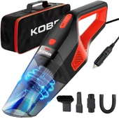 KOBB KBV12 12Volt/120Watt Araç Süpürgesi + 5 Parça Aksesuar Seti + Taşıma Çantası - 1