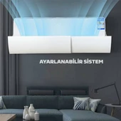 Polham Yapışkanlı Ayarlanabilir Klima Hava Yönlendirici Aparat Klima Aparatı Siperlik Yön Aparatı - 3