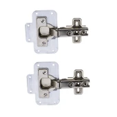 Mobilya Dolap Kapak Metal Tamir Saç Hanaks Mobilya Dolap Kapak Menteşesi Düz Tas Menteşe Set 4'lü thumbnail 3