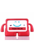 CASPER Via L40-G 10.4 inç Uyumlu Fuchsia iBuy Standlı Eğlenceli Çocuk Ruhlu Tablet Kılıfı thumbnail 5