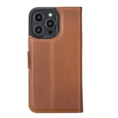 Apple iPhone 14 Pro Max Uyumlu Deri Cüzdanlı Kılıf MWWN RST2EF - 5