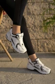 Tomiross Garantili Kadın Beyaz Siyah Günlük Rahat Sneaker Ayakkabı INF-3756 - 3
