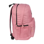 3 Bölmeli Su Geçirmez Kumaş Tablet Bölmeli Okul-Seyahat Sırt Çantası SYG2115-Pembe thumbnail 3
