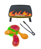 Mini Boy Oyuncak Mangal ile Eğlenceye Ateş Ver 17x8cm. - 3